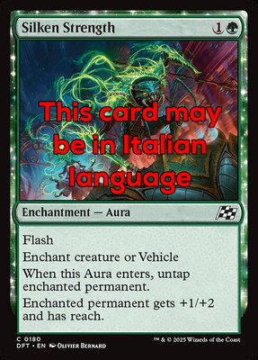 MTG 4x SILKEN FORCE EXC - FORCE SERICA 180 - DFT - MAGIC