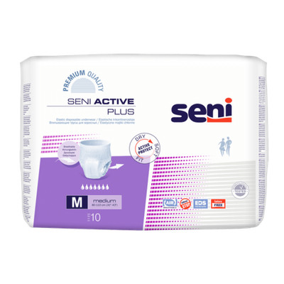10 Stück Seni Active Plus Large Inkontinenzpants Unisex Elastisch Atmungsaktiv