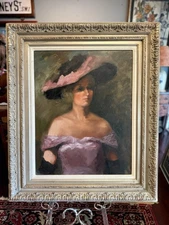 Beautifully Framed ‘Misty’ Oil Painting By American Artist Howard Roger’s