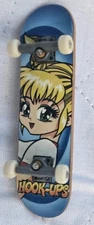 Tech Deck Hook-Ups Fingerboard Anime Blonde Girl Vintage Original