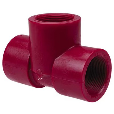 Nibco 651233 1 Tee, 1 In, Fpt X Fpt X Fpt