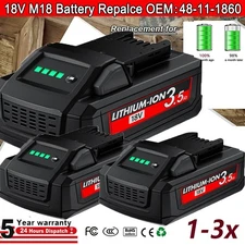 For Milwaukee For M18 Cordless LITHIUM-ION System Tools Battery/ Dual Charger