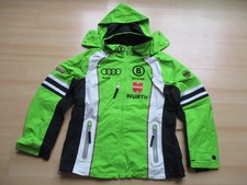 BOGNER DSV AUDI WÜRTH Jacke Skijacke grün Damen 40 M L Kapuze
