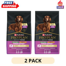 2 Pack Purina Pro Plan Small Breed Senior Dog Food 3.5lb Chicken Rice Blend 6.00 per pound