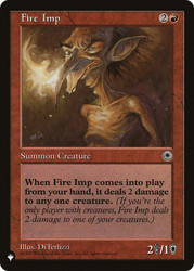Fire Imp The List Uncommon