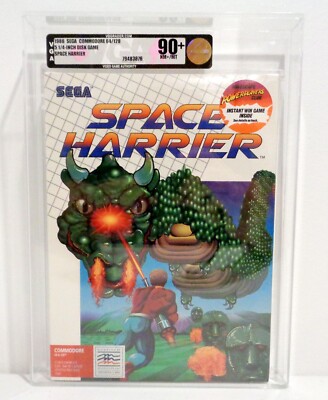 Commodore 64/128 Space Harrier by SEGA New SEALED Graded VGA 90+ NM+/MT MINT!!