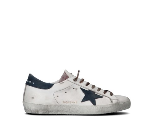 Scarpe GOLDEN GOOSE Uomo Sneakers trendy BIANCO/BLU GMF00101-343-10280 |  eBay