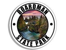 4"  BOARDMAN STATE PARK HELMET USA MADE STICKER DECAL 