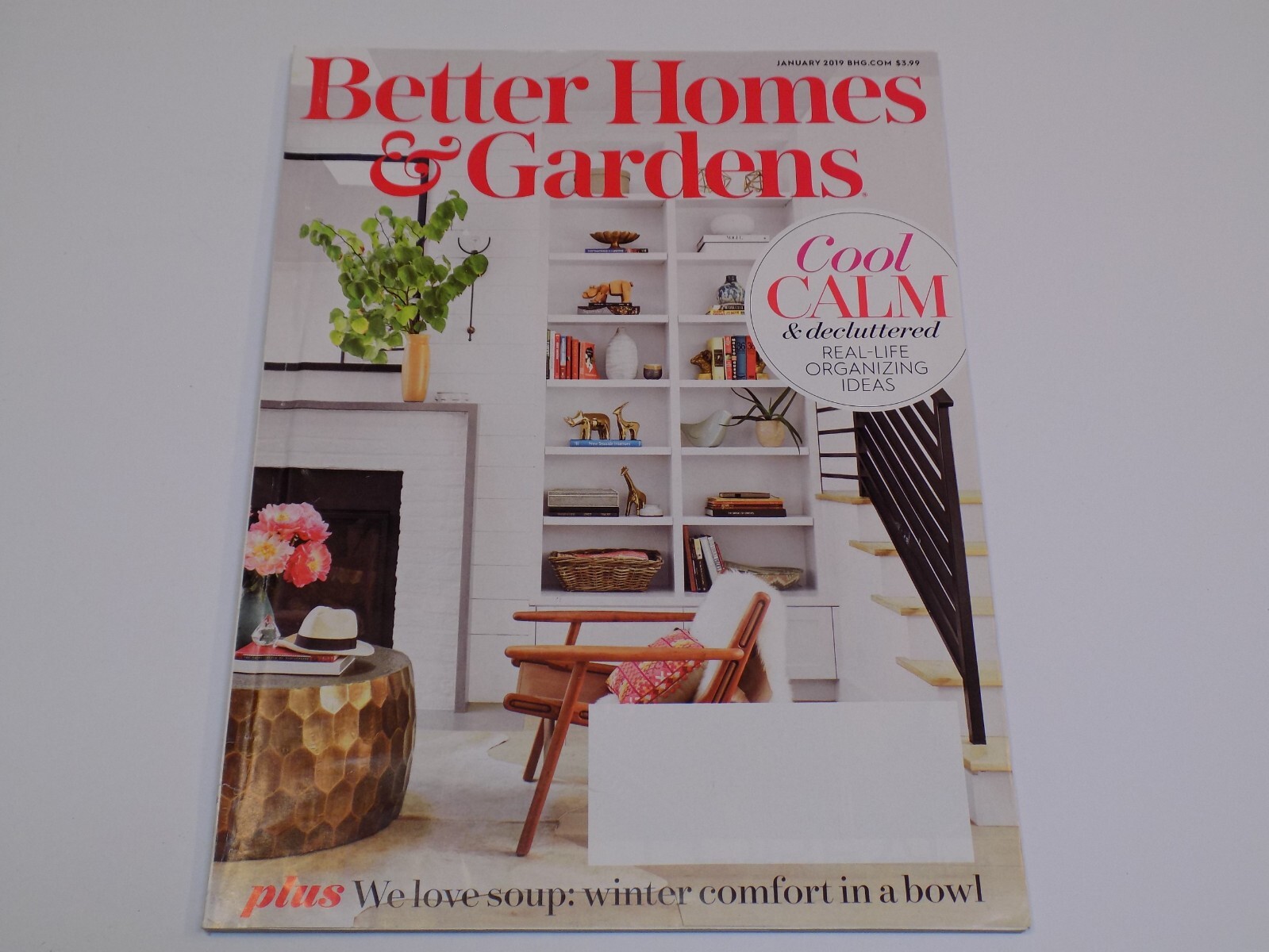 Better Homes Gardens Jan 2019 Issue Organize Declutter Winter Soup Recipes