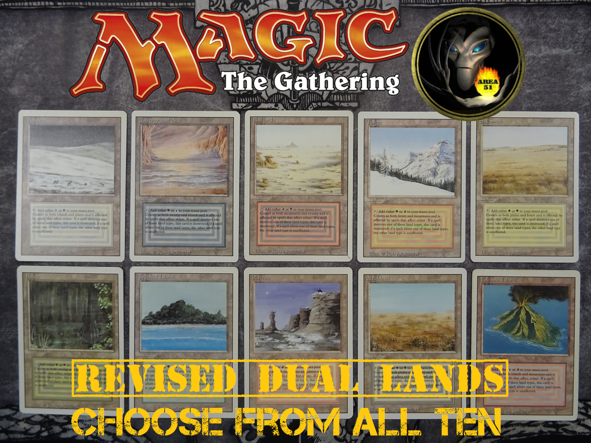 REVISED DUAL LANDS* MULTILIST - MTG Magic the Gathering, Vintage