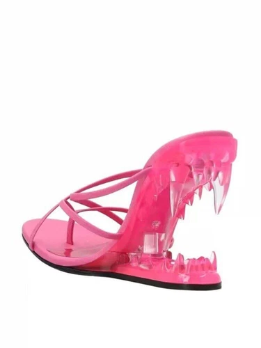 Nuevas Sandalias de Metal con Tacones Perfilados Moda Sandalias de Tacón Alto para Mujer - Imagen 28 de 39