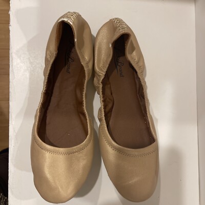 Lucky Brand Elysia Ballet Flats Shoes Tan Camel Size 10
