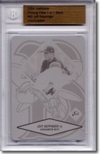 2004 Jeff Keppinger Rookie Printing Press Plate RC BGS 1/1