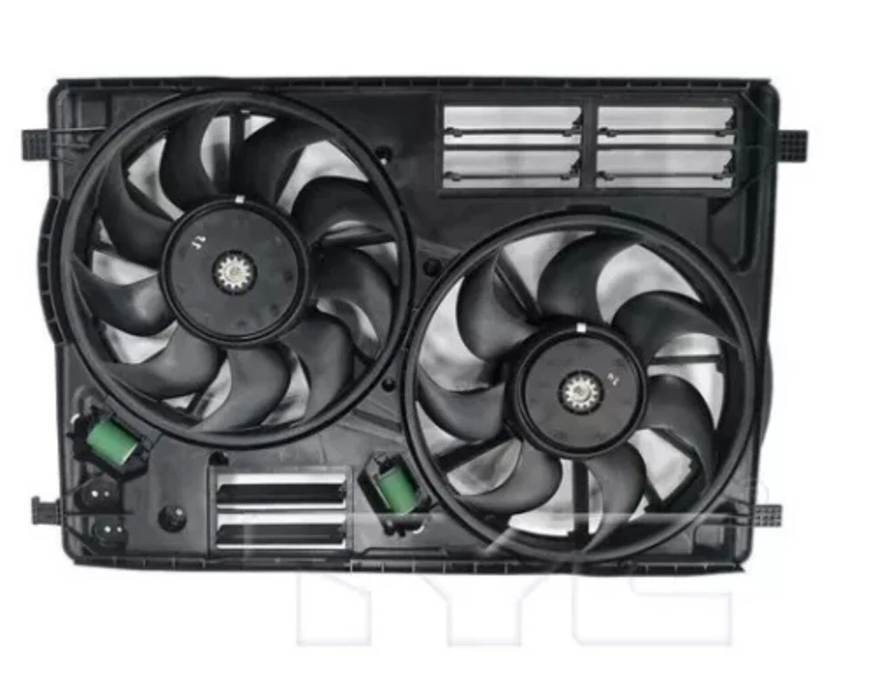 TYC 623810 Radiator Fan 17-19 Ford Escape 2.0L Tow, 15-16 Lincoln MKC - Image 2 of 4