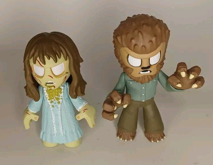 Funko Wolfman & Exorcist Regan Mystery Mini Horror Classics Figures Lot of 2