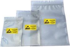 30Pcs Mixed Sizes Anti Static ESD Bags with Labels for Varieties of Electronic 