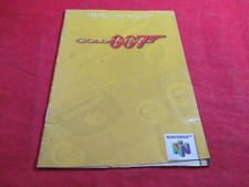 Goldeneye 007 Nintendo 64 N64 Instruction Manual Booklet ONLY  DAMAGED  E1