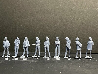 1:64 Figures  - Resin / unpainted - For Dioramas #271 Miniature Figures 164 Fig