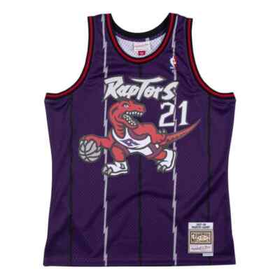 Men's Toronto Raptors Marcus Camby Mitchell & Ness Purple 1997-98 HWC NBA Jersey