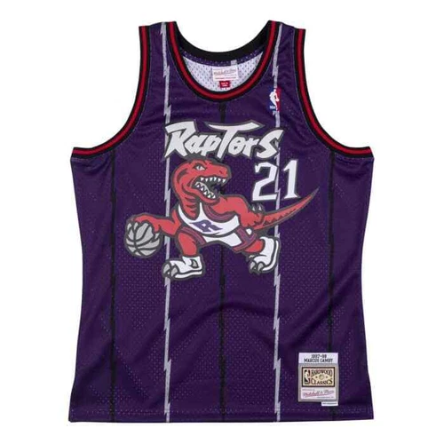 Men's Toronto Raptors Marcus Camby Mitchell & Ness Purple 1997-98 HWC NBA Jersey