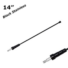 Upr Fits Ford Mustang Short Radio Antenna 14 Black Billet Stealth Stubby 79-09 Upr Fits Ford Mustang Short Radio Antenna 14 Black Billet Stealth Stubby 79-09