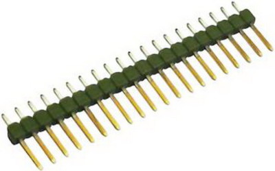 10 x Stiftleiste 1x20 polig gerade  2.54mm Tyco / TE Connectivity 2-826629-0 