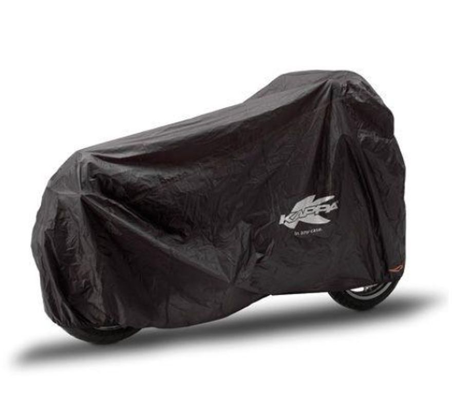Housse de pluie moto taille L noire imperméable en tissu Oxford