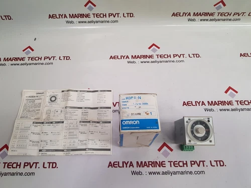 OMRON H3BA-N Solid-State Timer 1.2S-300h 110 VAC  50/60 HZ