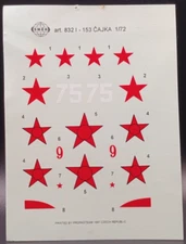Směr | No. 0832 | 1:72 Polikarpov I-153 Čajka Decals
