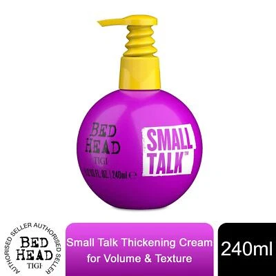 BedHead by TIGI Small Talk Thickifier Energizer Stylizer Hair Volume Cream,240ml