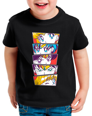 Pretty Sailor Team Kinder T-Shirt moon manga cosplay crystal