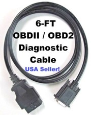 Replacement Obd2 Obdii Scanner Main Cable For Matco Quickcode Md9000 Code Reader