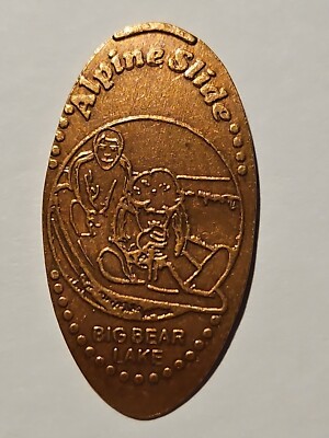 Alpine Slide Big Bear Lake California Elongated Pressed Penny