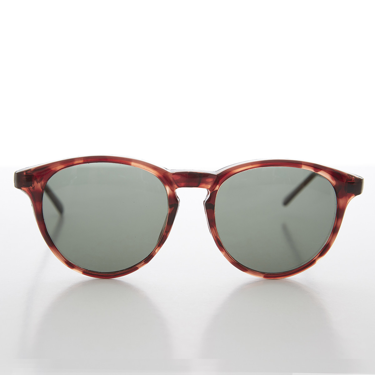 Round Retro P3 Horn Rim Vintage Sunglass Brown Tortoiseshell Round Retro P3 Horn Rim Vintage Sunglass Brown Tortoiseshell