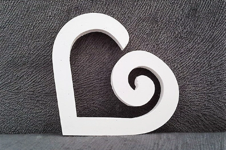 Moule Silicone Suspension Coeur Noël 9cm pour Plâtre Résine Argile Cire Savon - Photo 4/4