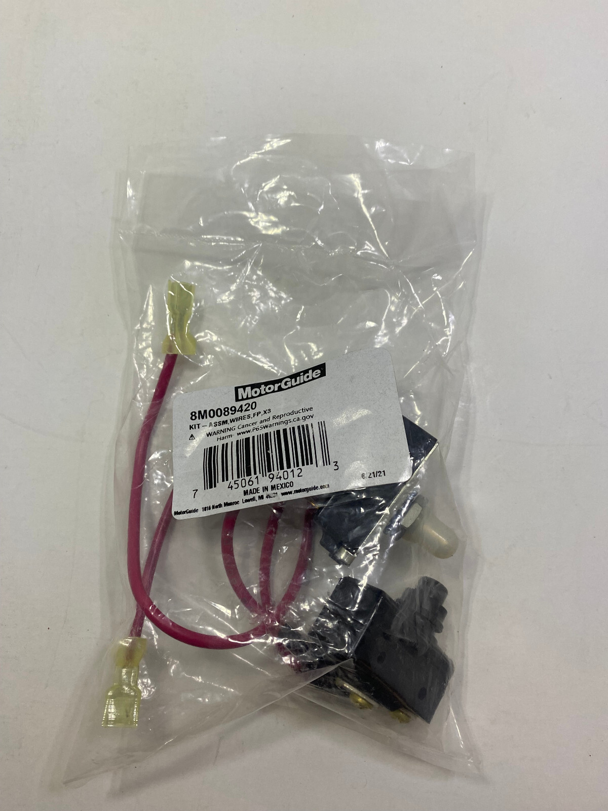 MotorGuide Switch Assy. Kit for X3 Foot Control 8M0089420 for sale  