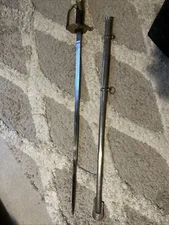 Vintage Knights Sword Helmet on Knights Head Scabbard Presentation Sword Repro