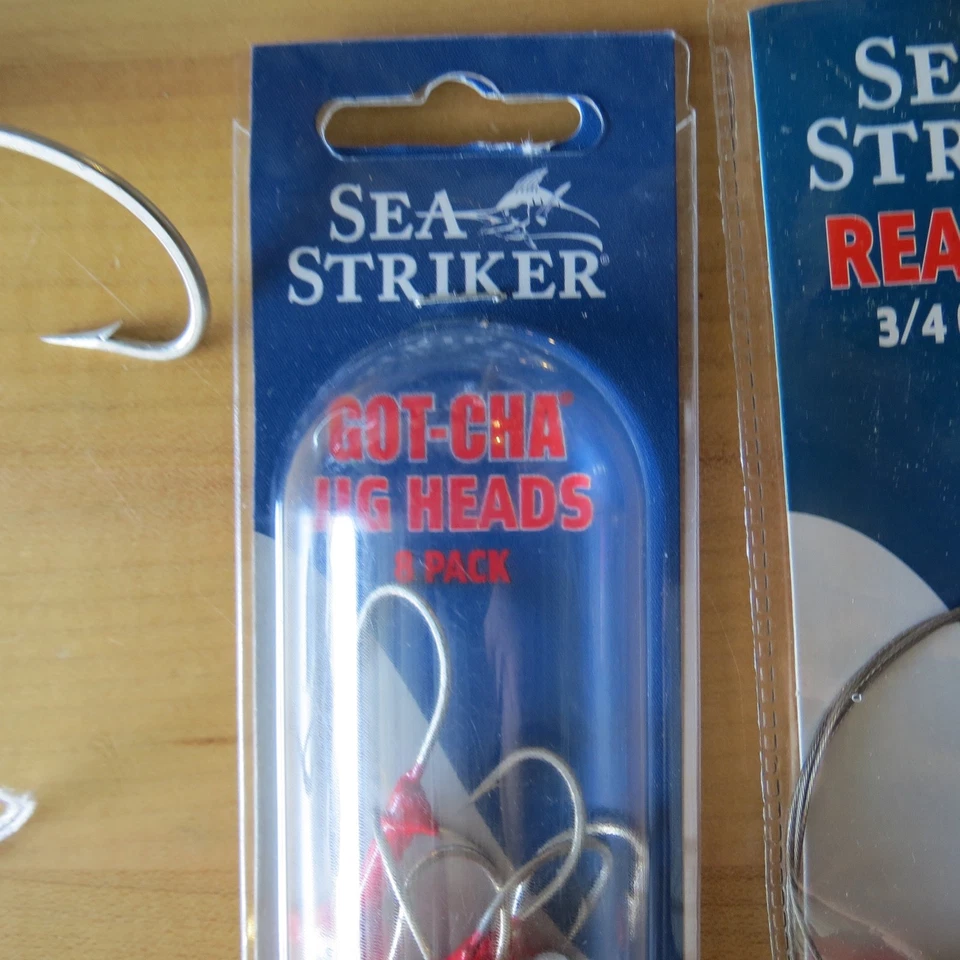 Cabezales de plantilla Sea Striker para señuelo de pesca, plataforma lista y otros (lote #12143) Foto 2 de 3
