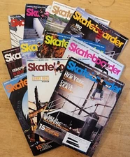 Skateboarder Magazine 2007 Vintage Lot of 11 No Nov
