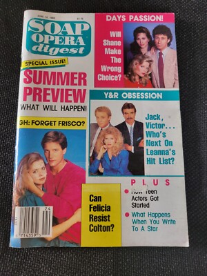 Soap Opera Digest, June 14, 1988, Special Summer Preview, Great Shape