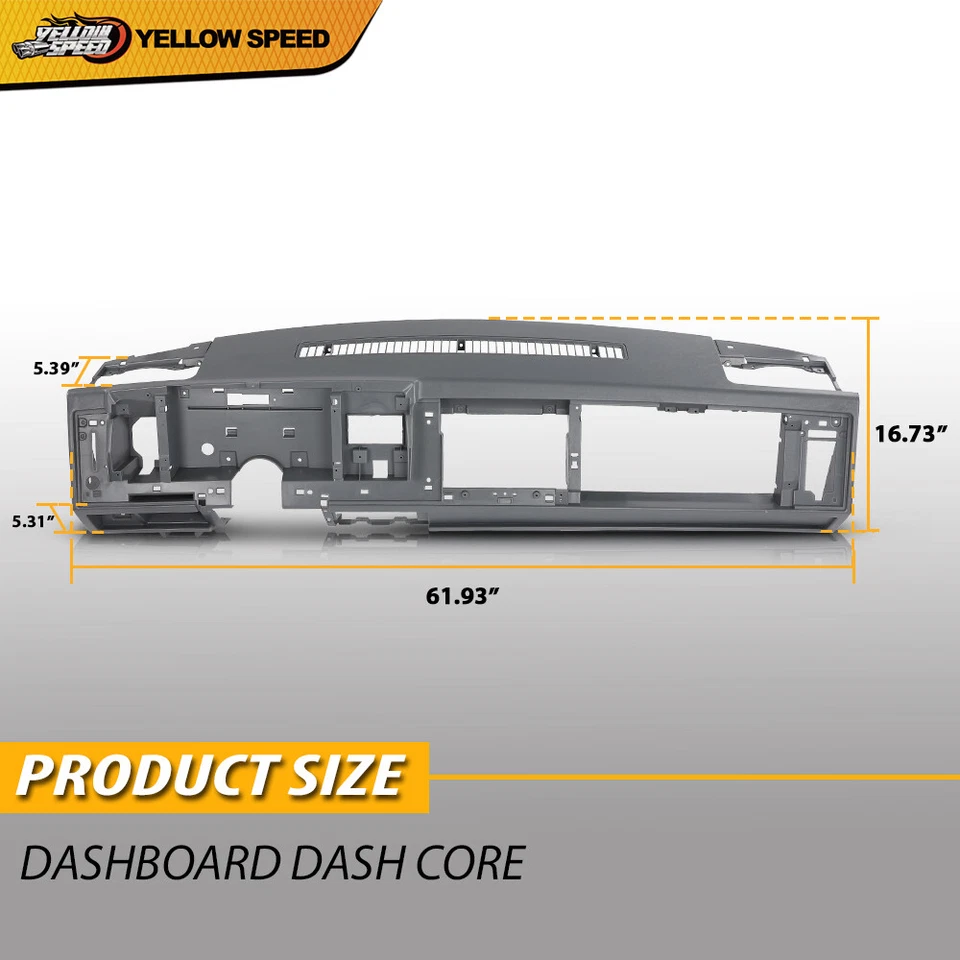 Fit For 1988-1994 Chevy GMC C/K Truck Suburban Blazer Dashboard Dash Core New - Image 3 of 4