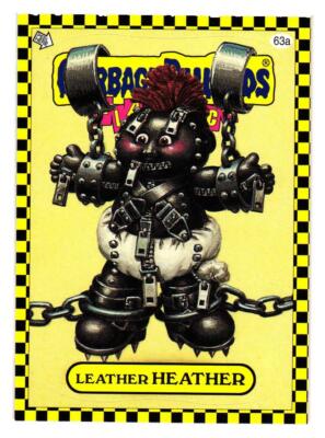 2010 GARBAGE PAIL KIDS FLASHBACK SERIES 1 PICK YOUR CARD YELLOW BASE STICKER GPK
