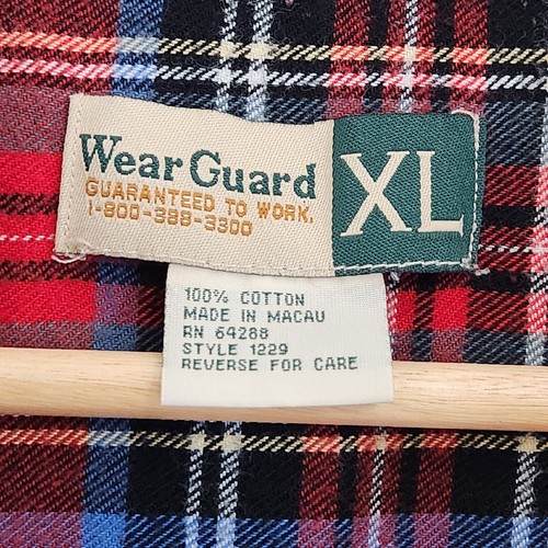 Vintage Wear Guard Shacket Mens Extra Large Shirt Blanket Lined Work Wear Chore - Picture 3 of 16
