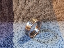 Ohio Handcrafted Washington Quarters coin ring, size 8 2