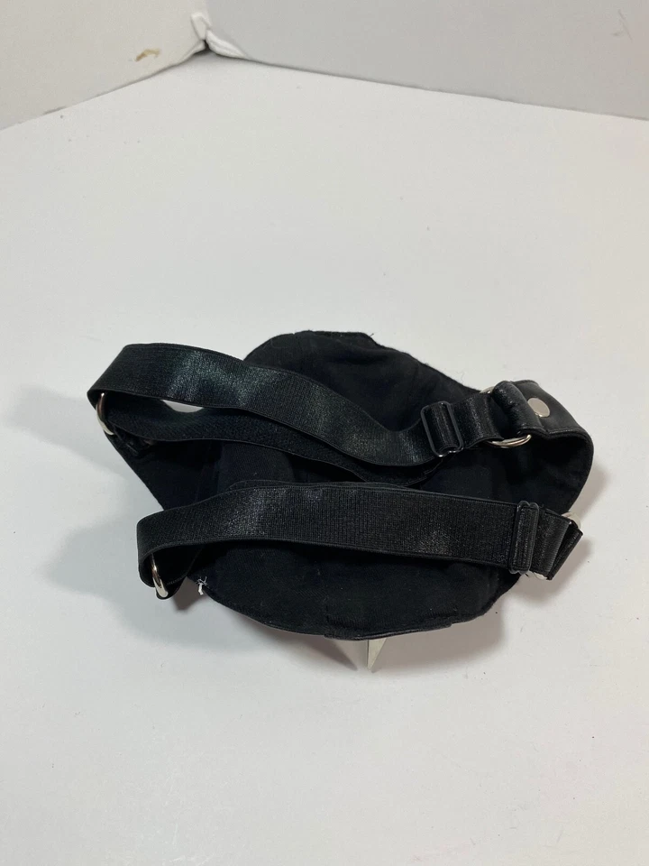 Черный искусственной кожи шип лицо маска Gothic панк косплей взрослых регулируемый костюм - Изображение 4 из 4