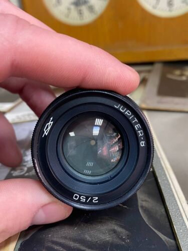 Lente KMZ Jupiter 8 50 mm F/2 negra URSS para montaje de tornillo Fed Zorki Leica M39 - Imagen 5 de 10