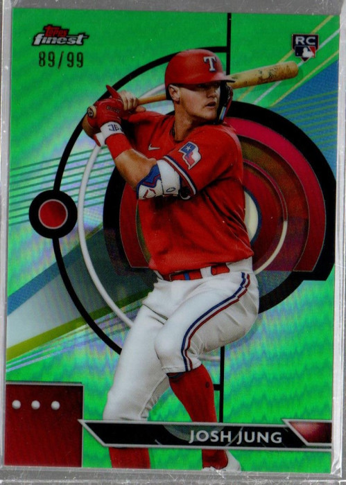2023 Finest Green Refractors #75 Josh Jung /99