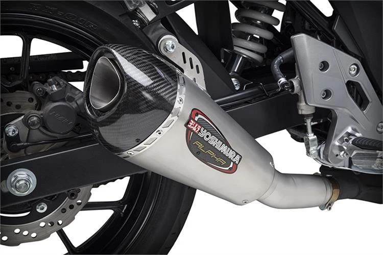 Yoshimura Exhaust Aço Inoxidável Alpha T Slip-on Kit Suzuki GSX250R 2018-2020 - Imagem 2 de 4