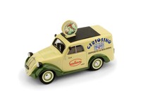 Fiat 500B Kastenwagen 1950 Chartreux Galbani Bologna 1:43 Modell Brumm