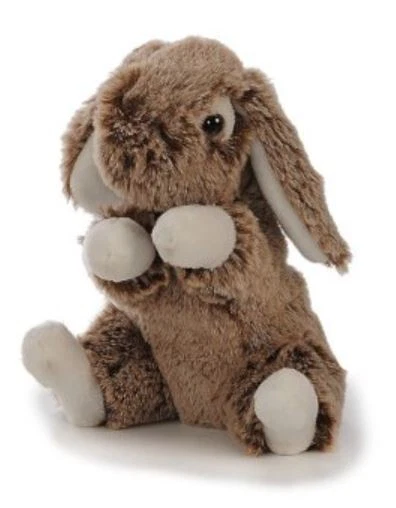 EURO SOUVENIRS Kuschel Hase aus Plüsch, braun, 15x10x10